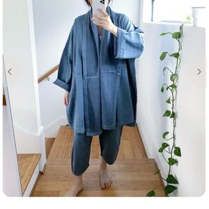 Atelier Delphine Upcycled Denim Haori Coat